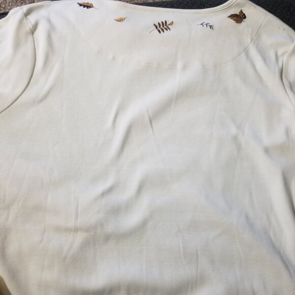 Christopher & Banks Long Sleeve Embroidered Shirt 2X - Picture 3 of 5